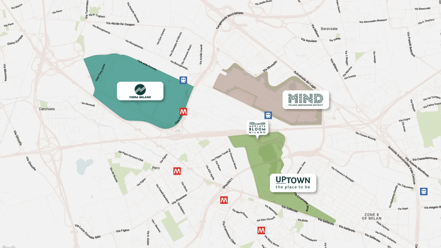 Mappa Quartiere Uptown